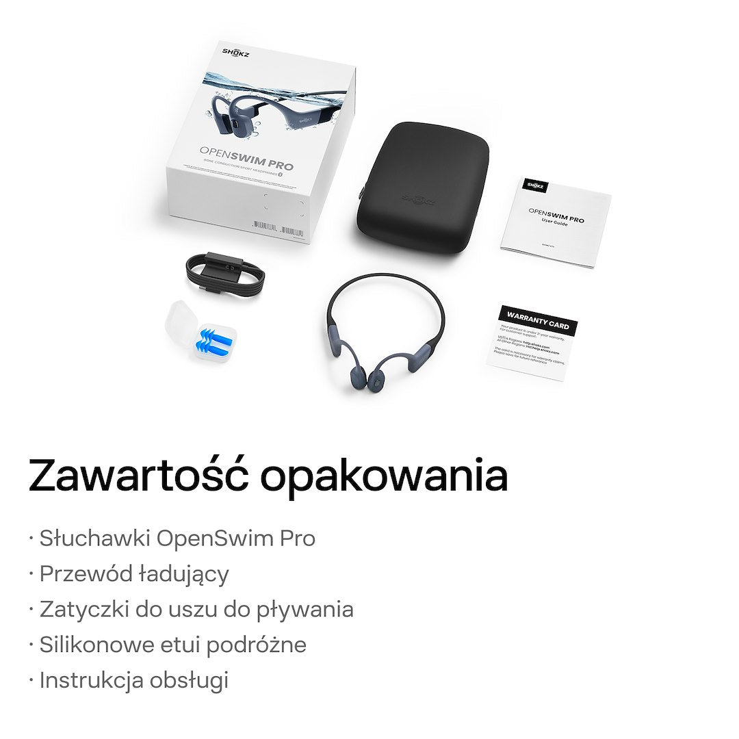 Słuchawki Shokz OpenSwim Pro GREY