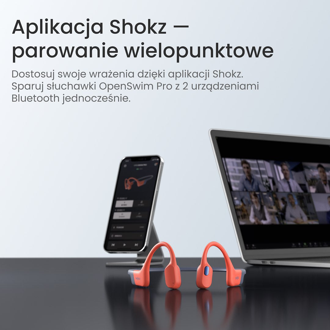 Słuchawki Shokz OpenSwim Pro RED