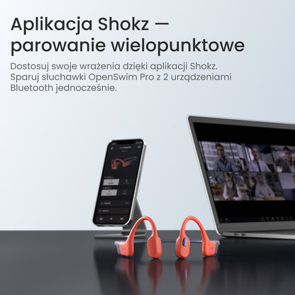 Słuchawki Shokz OpenSwim Pro RED