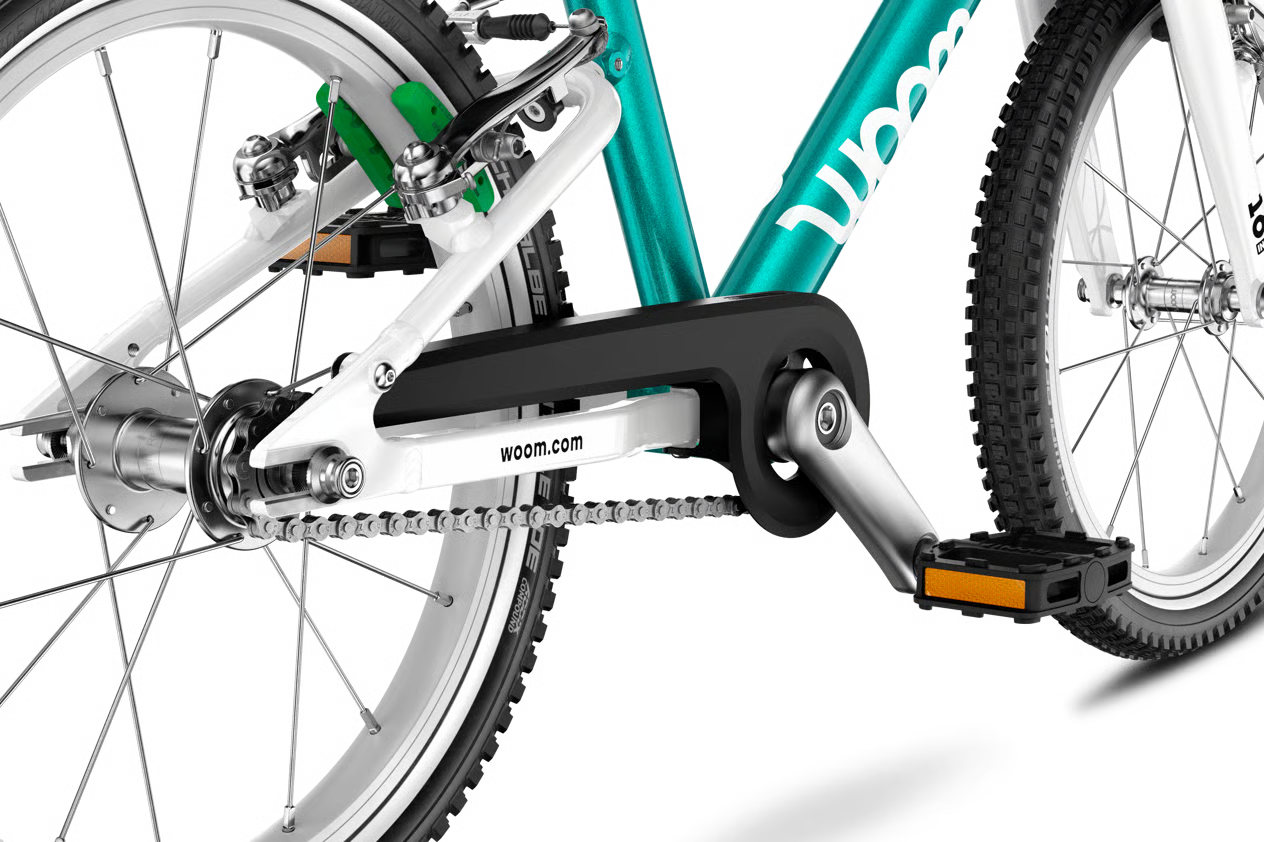Rower WOOM GO 3 AUTOMAGIC - Metallic turquoise