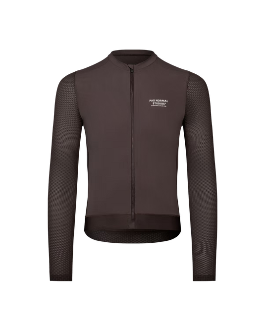 Pas Normal Studios Essential Light Long Sleeve Jersey - Dark Purple