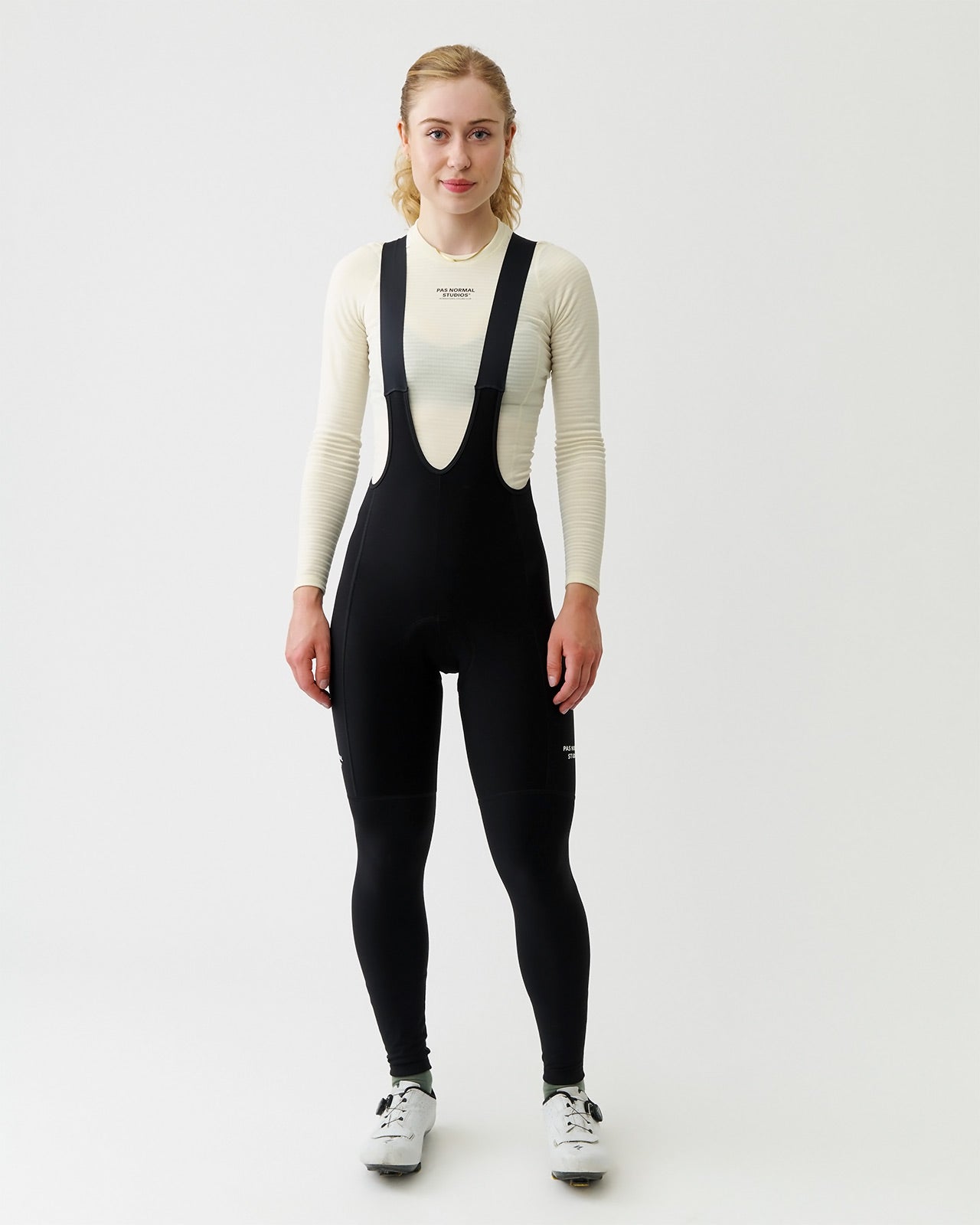 PAS NORMAL STUDIOS Women's Essential Thermal Long Bibs - Black