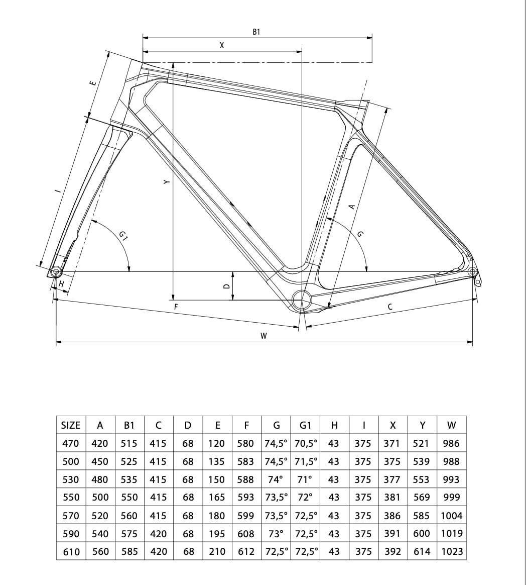 Rower endurance Bianchi INFINITO 2024, 105, Celeste/Black