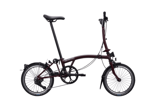 Rower składany Brompton C-Line 4s Red Plum