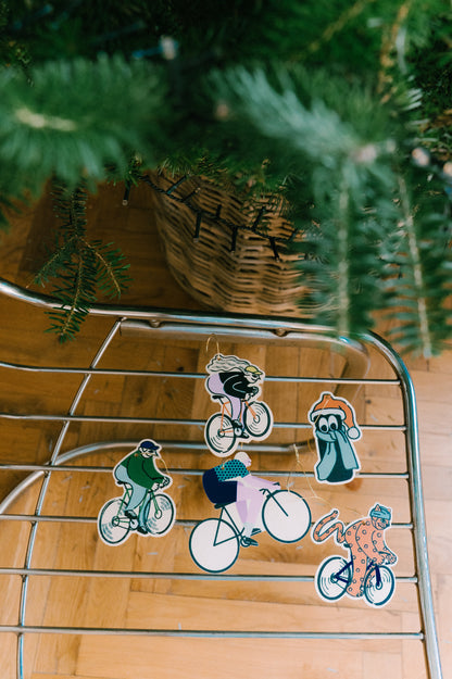 zawieszki świąteczne set BIDON x Milin