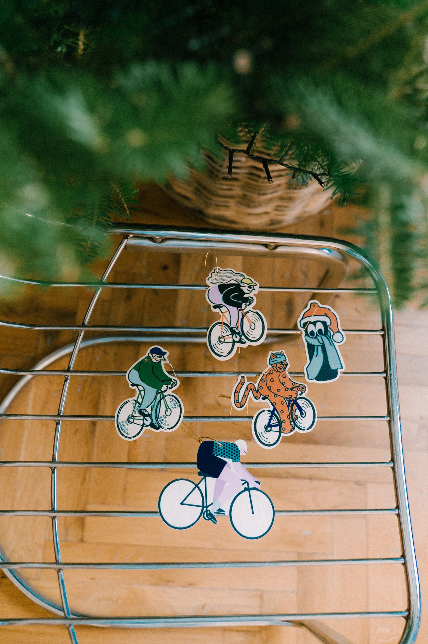 zawieszki świąteczne set BIDON x Milin