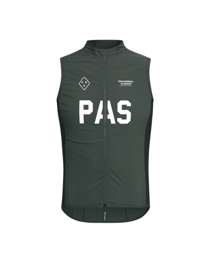 PAS NORMAL STUDIOS PAS Mechanism Stow Away Gilet - Petroleum