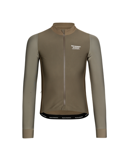 PAS NORMAL STUDIOS Mechanism Thermal Long Sleeve Jersey - Earth/Dark Stone