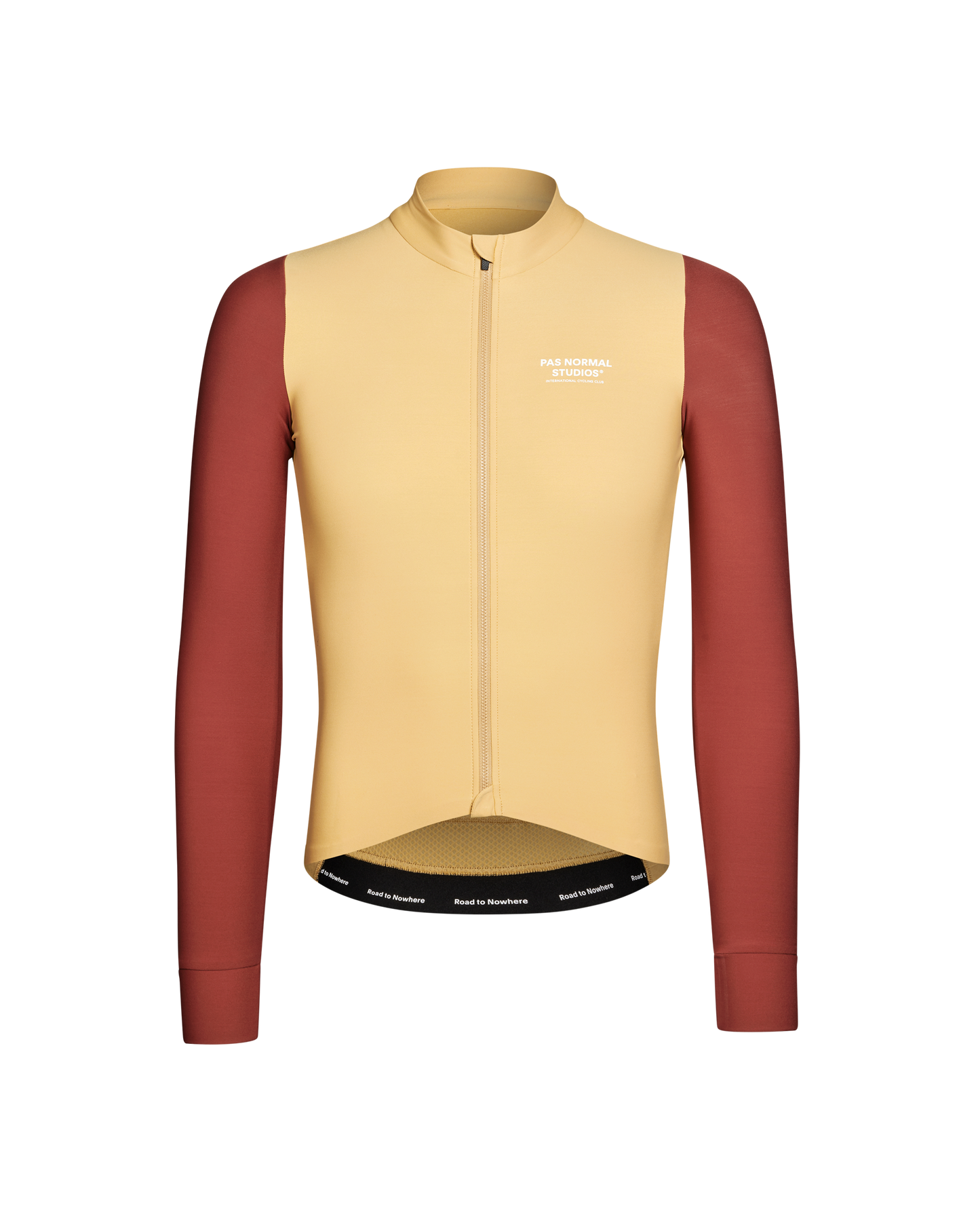 PAS NORMAL STUDIOS Mechanism Long Sleeve Jersey Camel/Maroon
