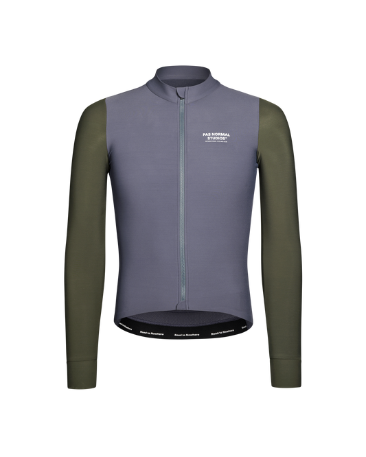 PAS NORMAL STUDIOS Mechanism Long Sleeve Jersey Steel/Dark Olive