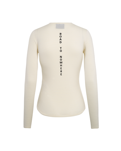 PAS NORMAL STUDIOS Women's Thermal Long Sleeve Baselayer - Off White