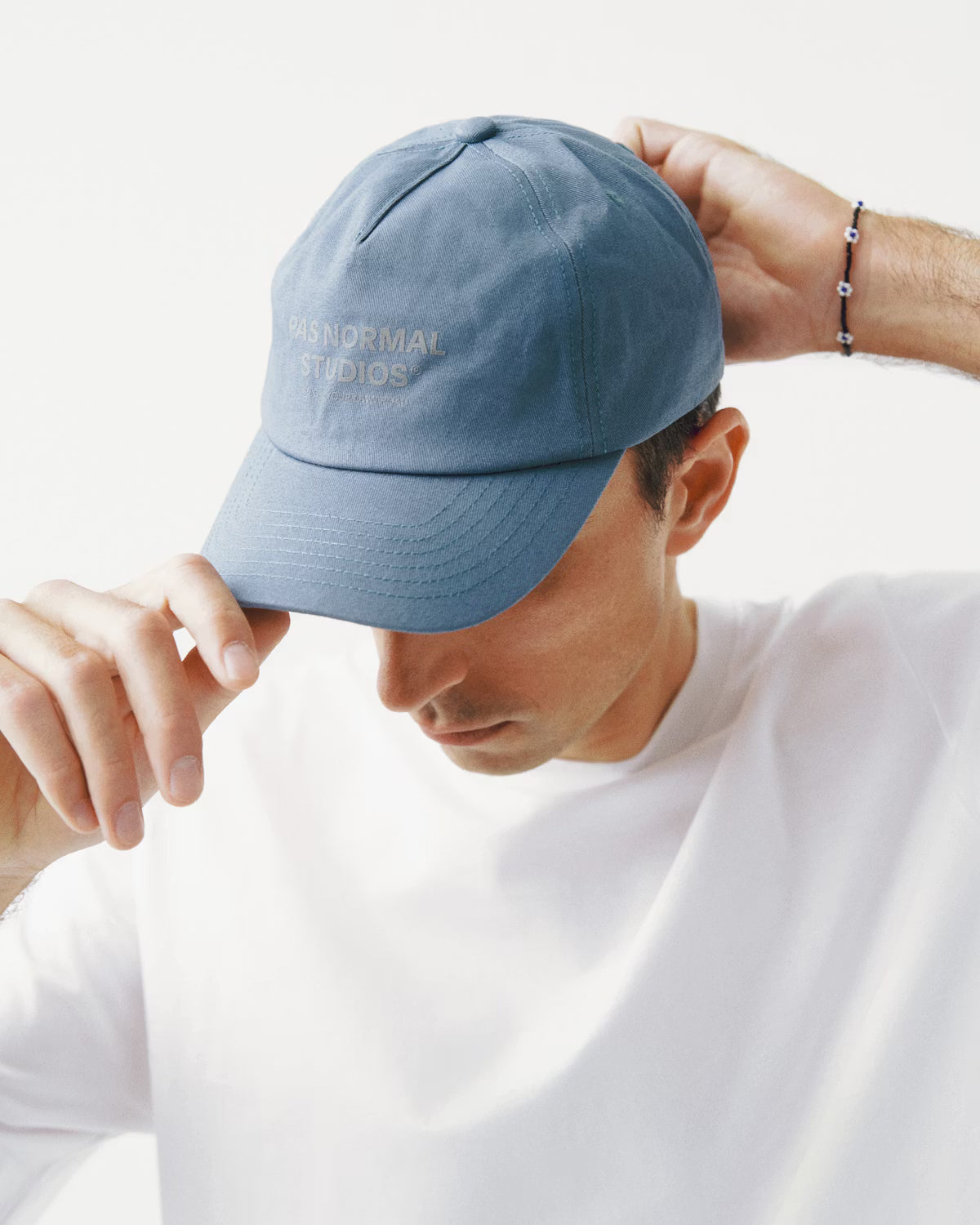 Pas Normal Studios Off-Race Cotton Cap Light Blue