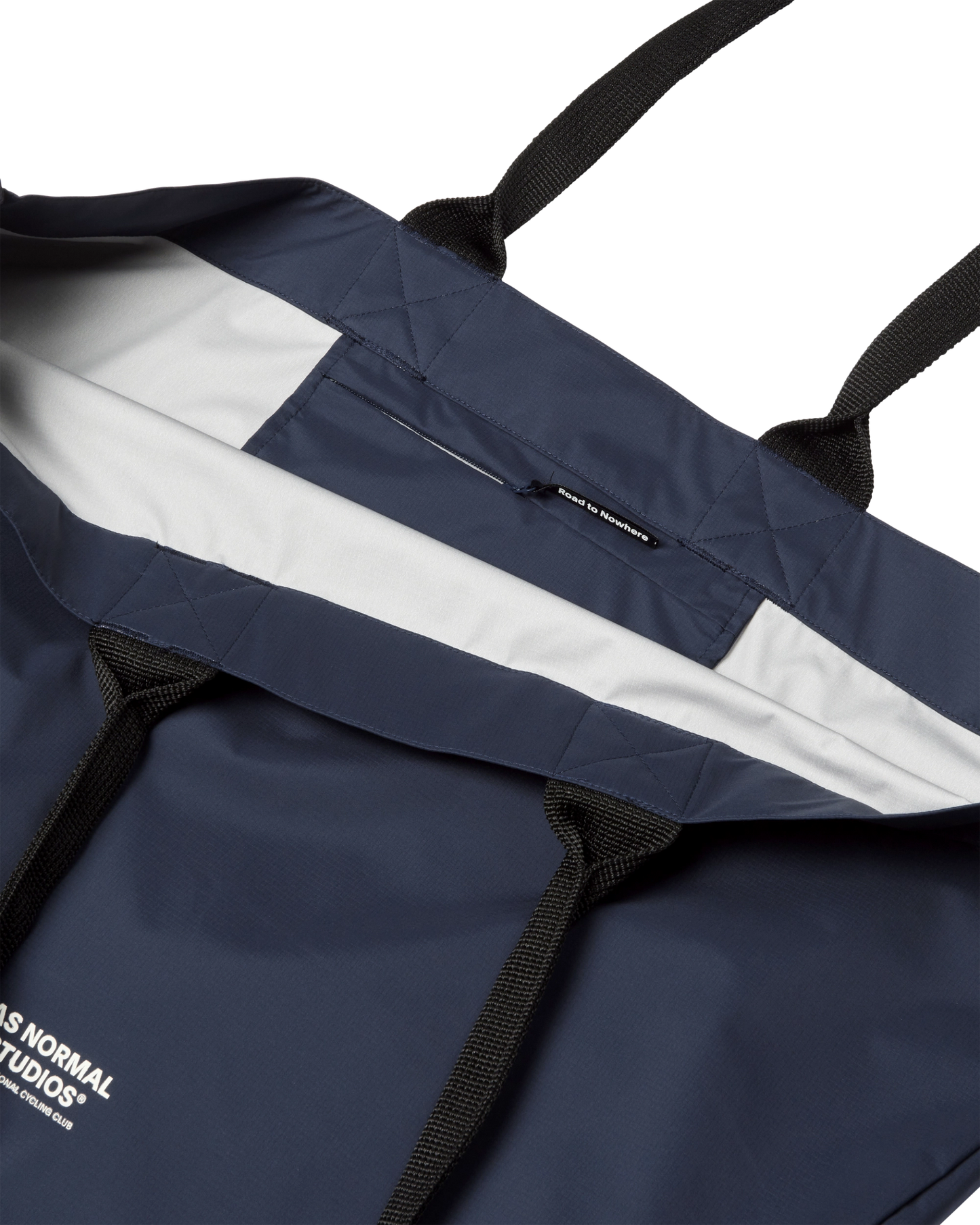 PAS NORMAL STUDIOS Logo Shield Tote Bag - Navy