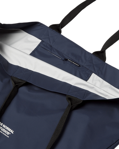 PAS NORMAL STUDIOS Logo Shield Tote Bag - Navy