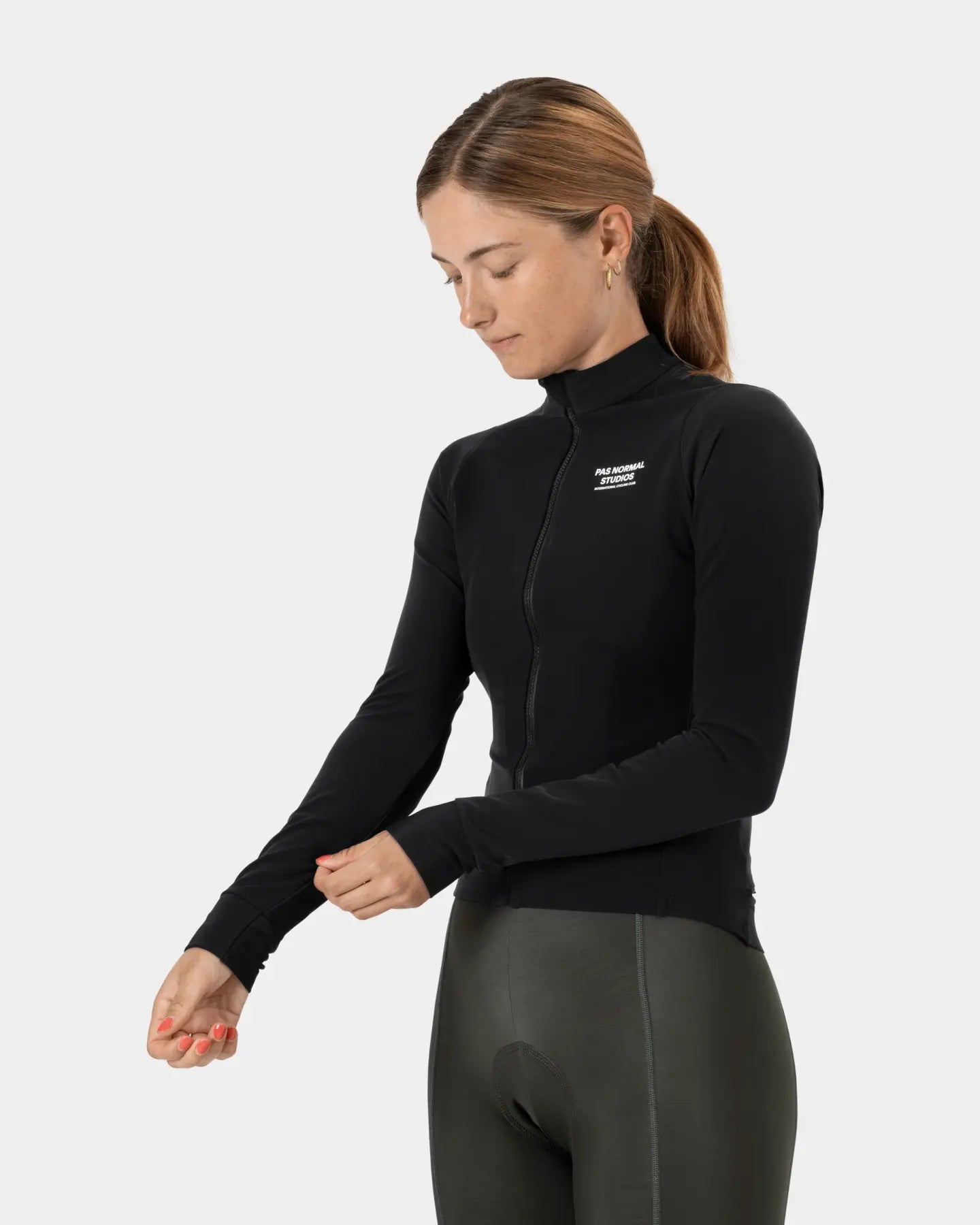 PAS NORMAL STUDIOS Women's Mechanism Thermal Long Sleeve Jersey - Black