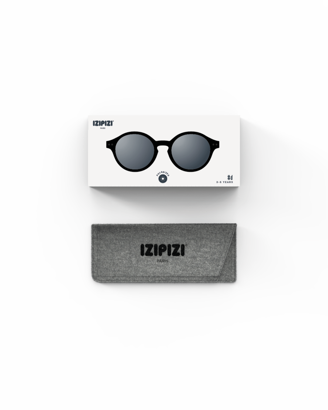 Okulary przeciwsłoneczne dla dzieci IZIPIZI Kids+ D (3-5lat) Black