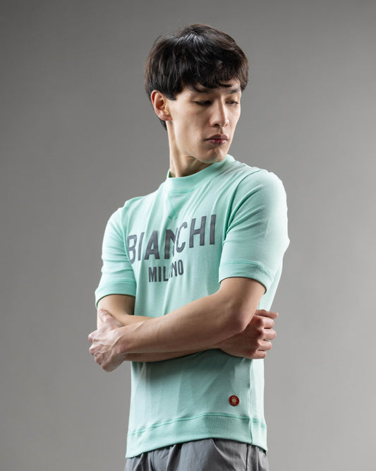 BIANCHI LIFESTYLE SHORT SLEEVE T-SHIRT - Celeste