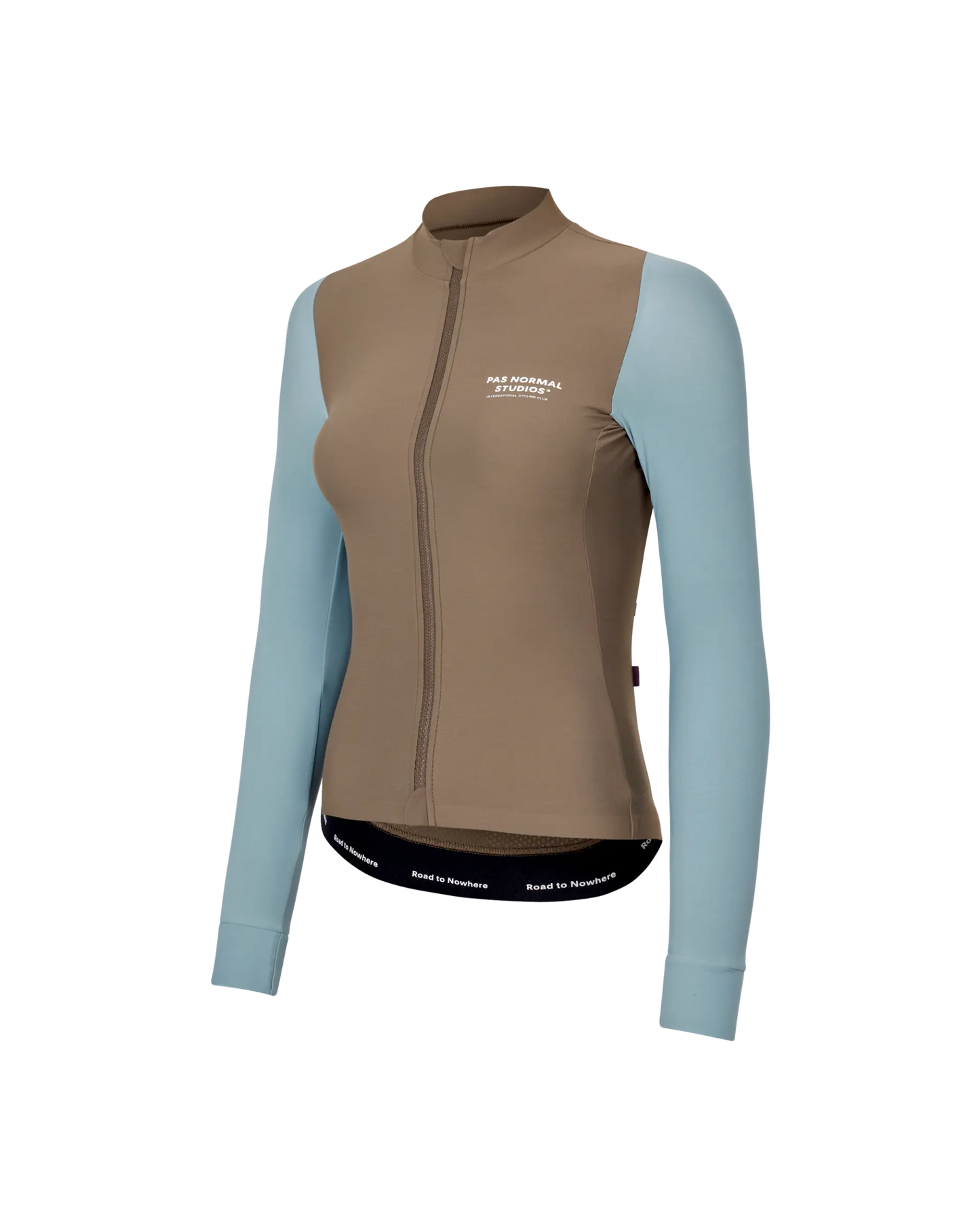 PAS NORMAL STUDIOS Women's Mechanism Long Sleeve Jersey - Dusty Blue/Dark Stone