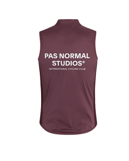 PAS NORMAL STUDIOS Mechanism Stow Away Gilet - Light Burgundy