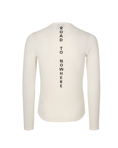 PAS NORMAL STUDIOS Thermal Long Sleeve Baselayer - Off White