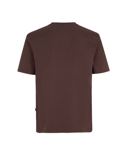 PAS NORMAL STUDIOS Off-Race Logo T-shirt - Deep Brown