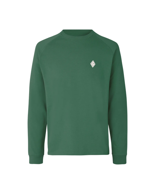 PAS NORMAL STUDIOS Off-Race Patch Long Sleeve T-Shirt - Pine Green